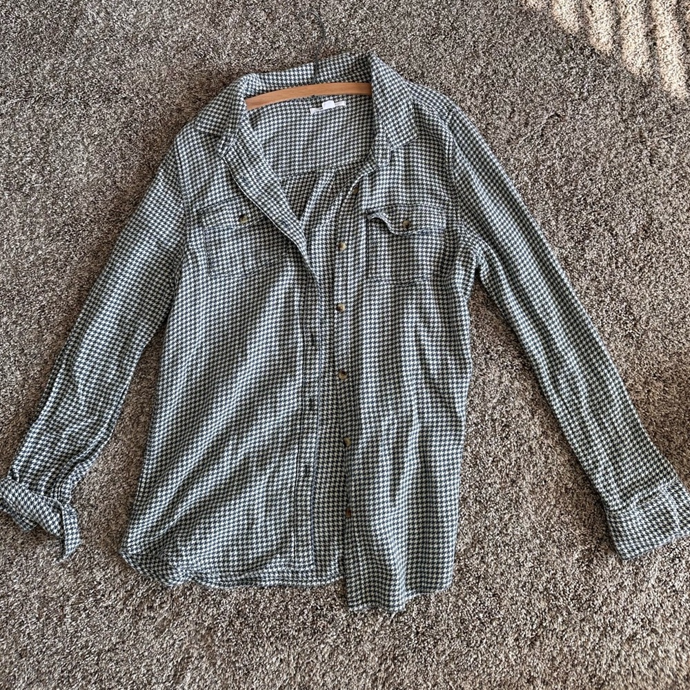 O'Neill Houndstooth Shirt Jacket - Black & White - Picture 5 of 5